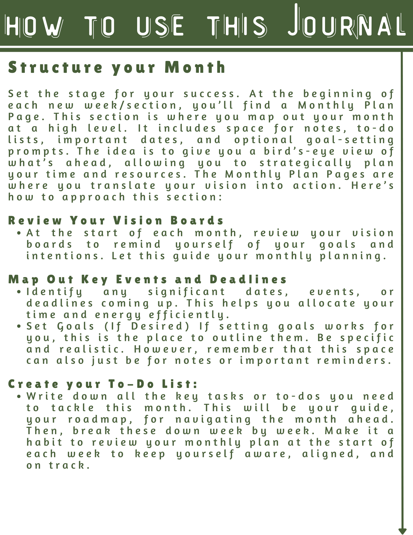 Green & Gold- A Visionary Life Daily Awareness Practices an Elevated Habit Tracking Journal