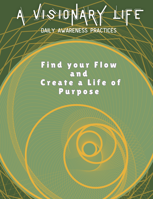 Green & Gold- A Visionary Life Daily Awareness Practices an Elevated Habit Tracking Journal